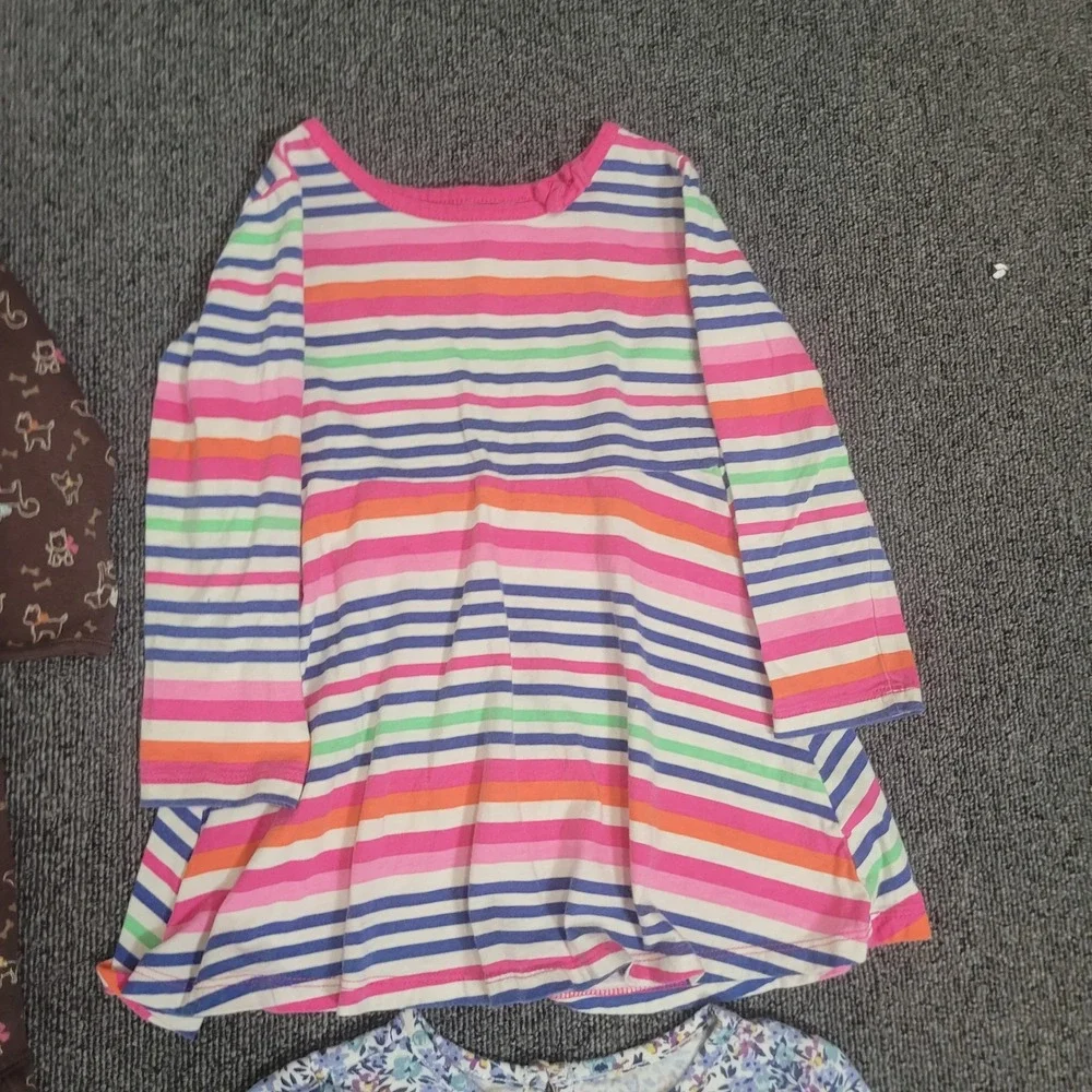 Gymboree Old Navy H&M 2T Dress Lot Girls 4pc Floral Striped Fair Isle Knit